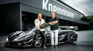 Lego maakte een levensgrote versie van de Koenigsegg Sadairs Speer die 111 km/u bereikte