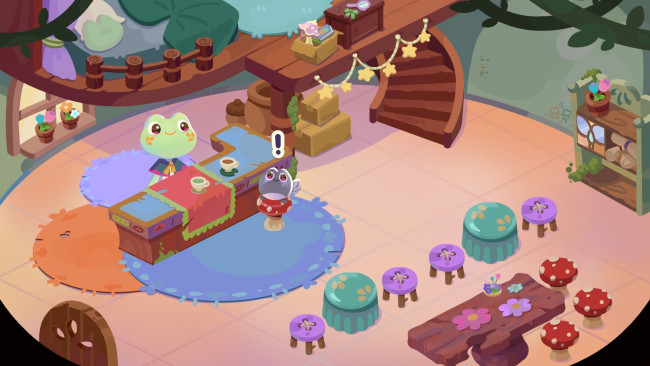 Begin een café in je oude buurt in Froggy Brews ' nieuwe demo
