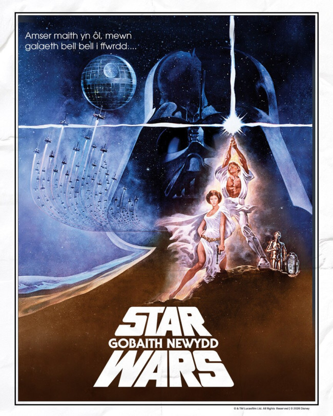 Star Wars: Episode IV - A New Hope wordt nagesynchroniseerd in het Welsh