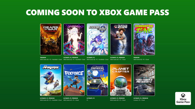 Here zijn allemaal nieuwe Game Pass-toevoegingen voor de eerste helft van juli
