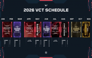Riot Games onthult de teams en het schema voor de 2026 Valorant Champions Tour