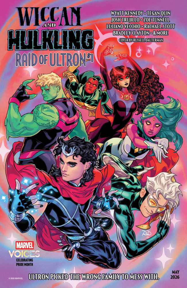 Om de komende Pride Month te vieren, onthult Marvel een nieuwe strip met Wiccan en Hulkling