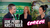 Renowned theatrical acting in video games - Jane Perry & Kirsty Rider Comicon Napoli Interview