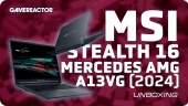 MSI Stealth 16 Mercedes-AMG Motorsport A13V (2024) - Uitpakken